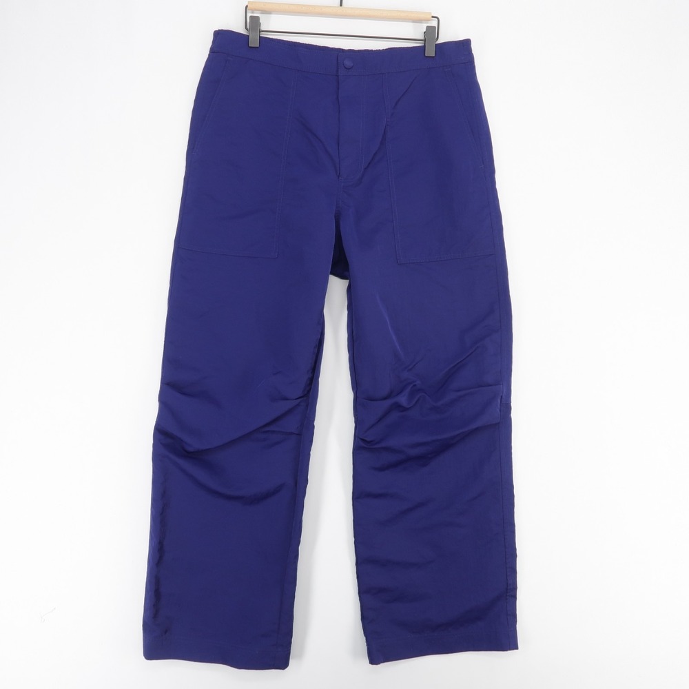 Anthropologie Stella Nova Wide Leg Utility Pants Blue